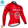 Radtrikot Winter Thermal Fleece Arkea Bb Hotels Excalibur 2024